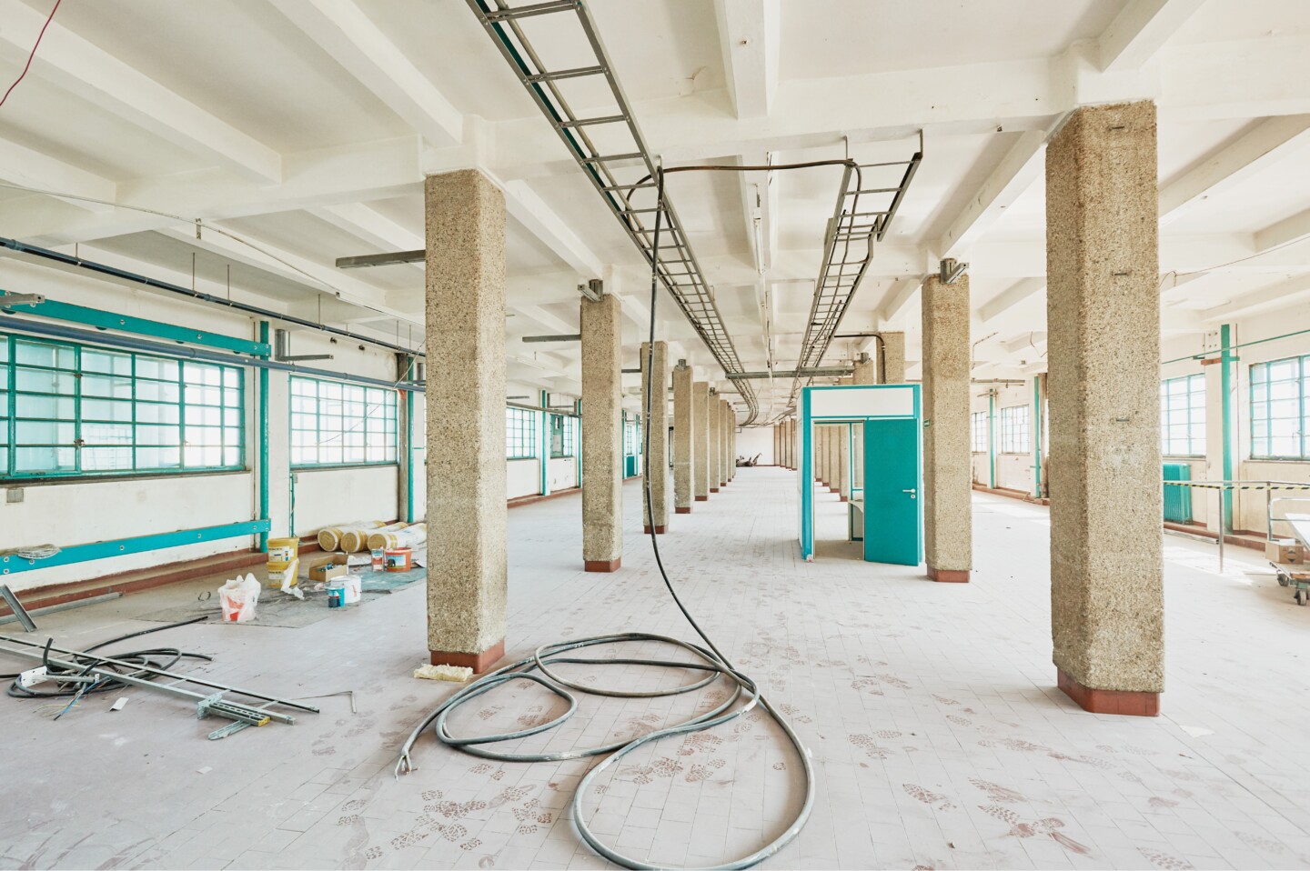 Umbau der Tabakfabrik im August 2015