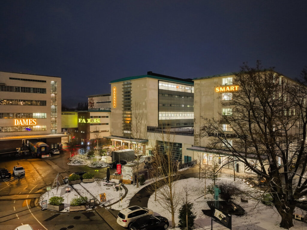 Tabakfabrik Linz im Winter 2025