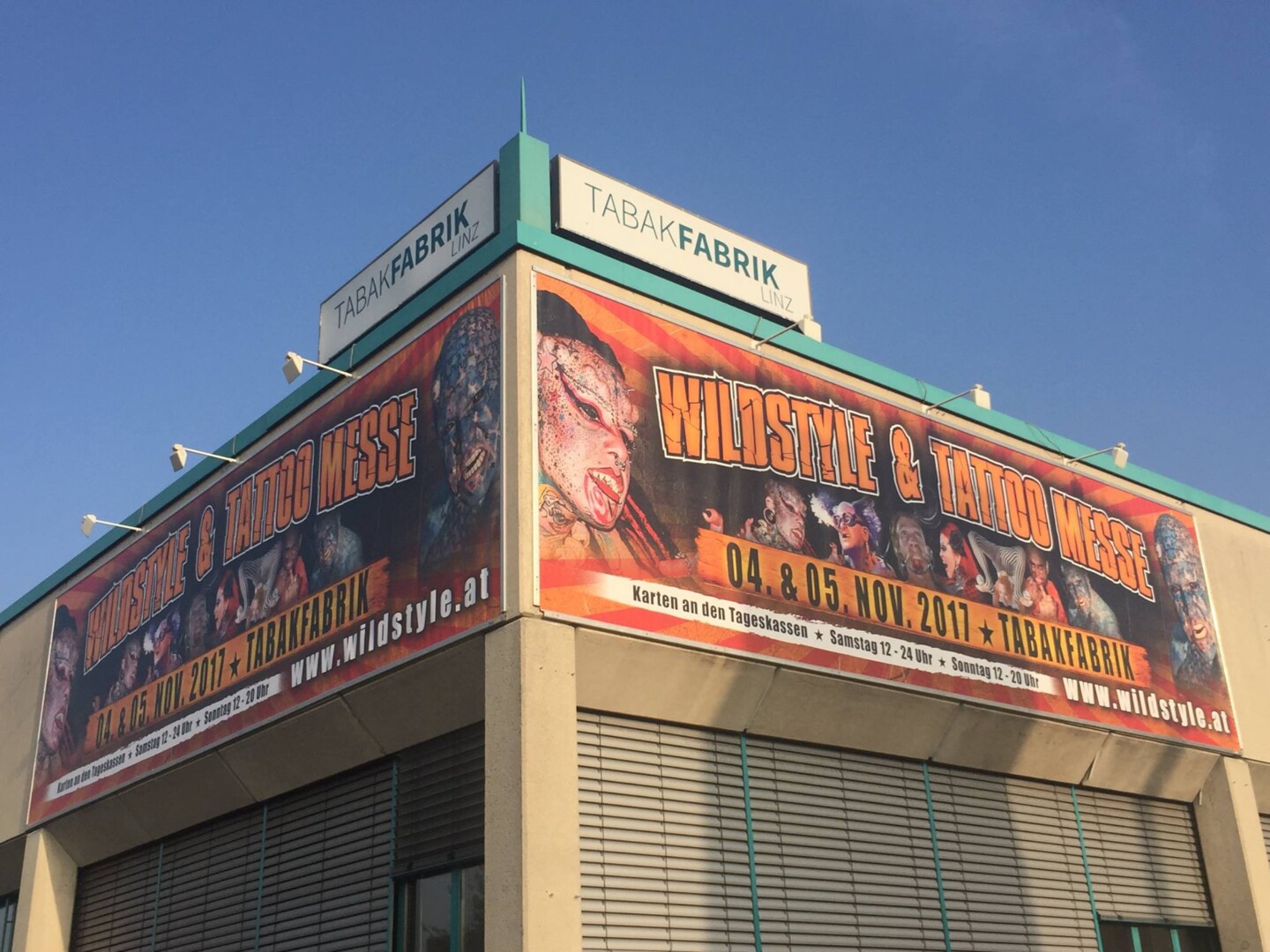 The Wildstyle & Tattoo fair regularly attracts visitors to Tabakfabrik Linz, here in 2017.