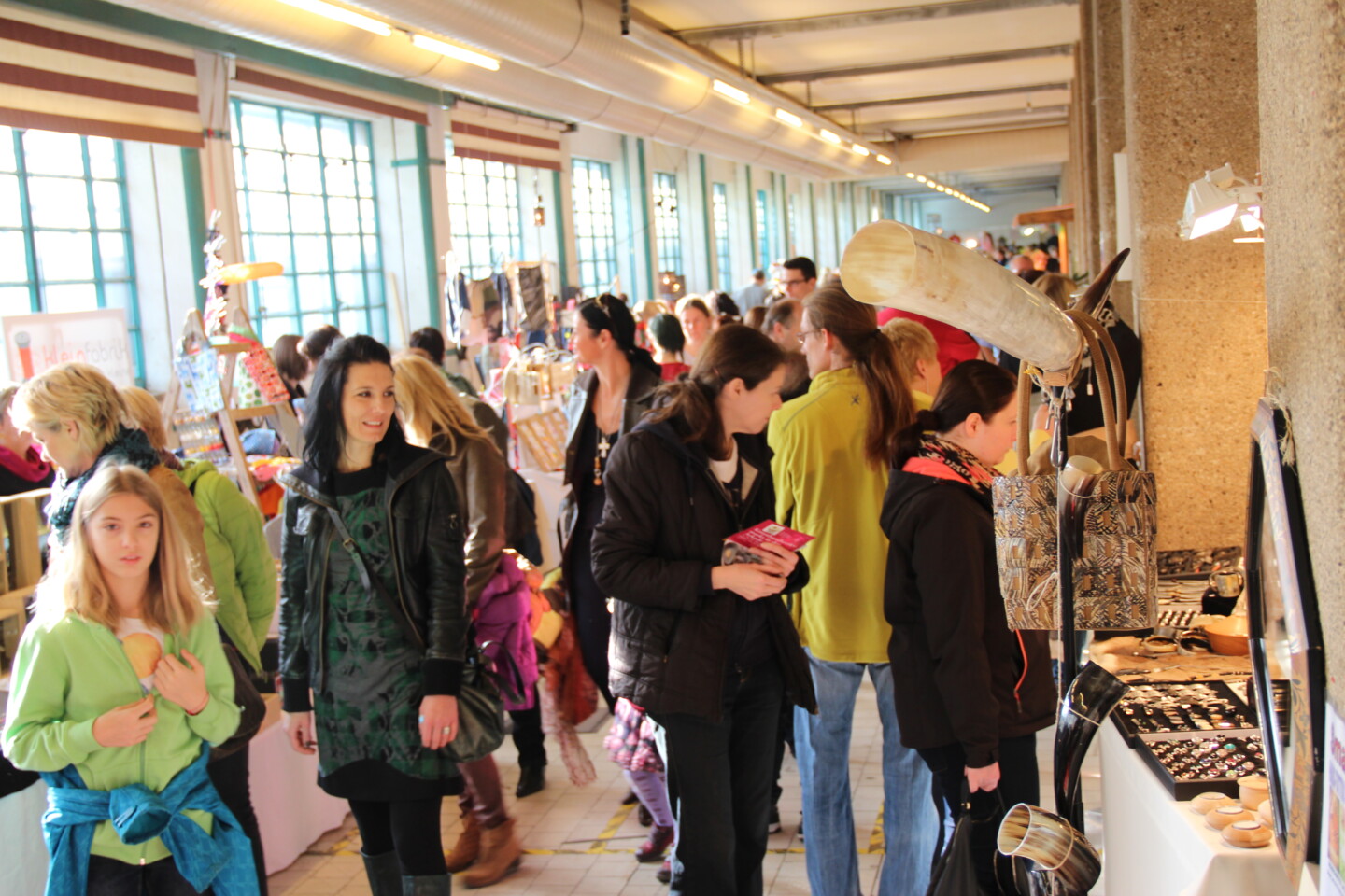 The Art & Design Market is a regular guest at Tabakfabrik Linz, here in 2014.