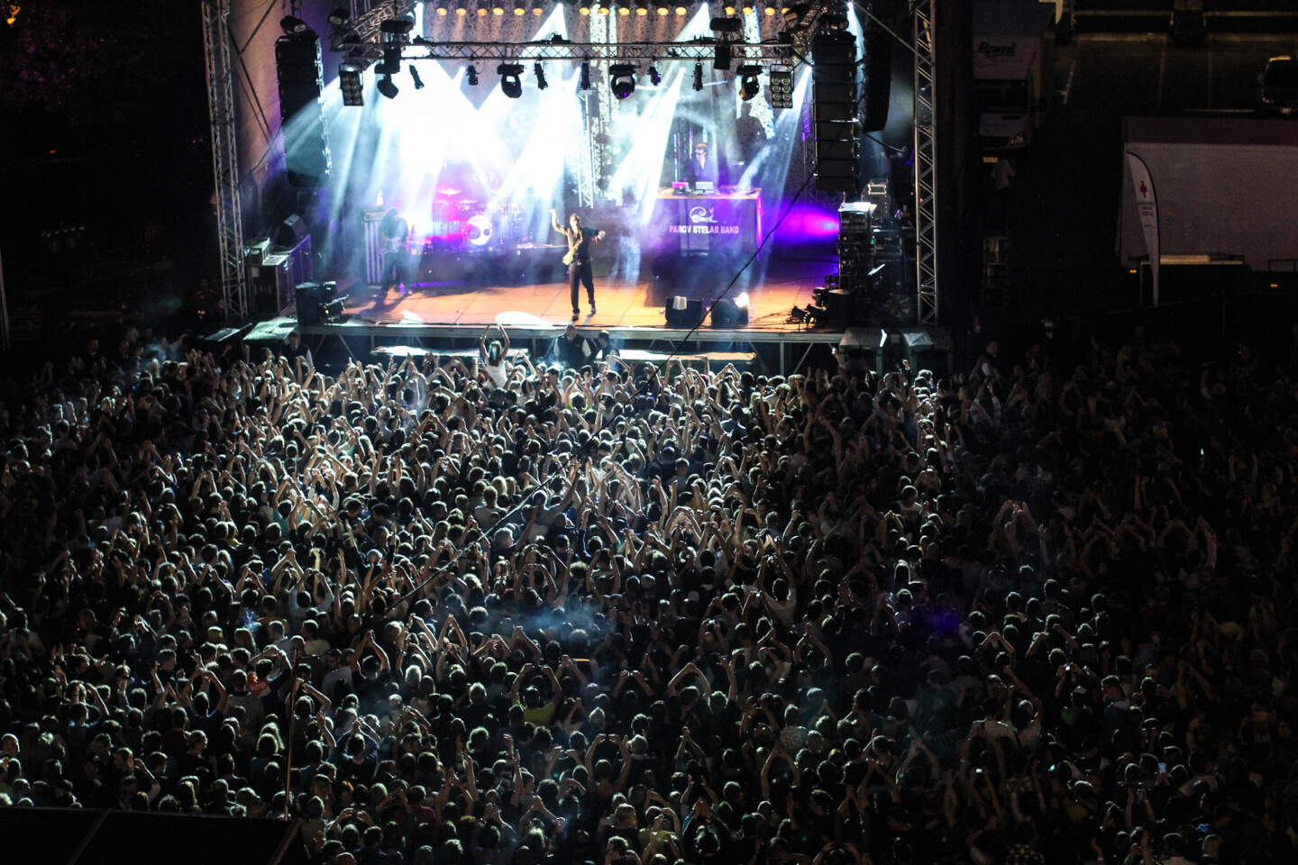 Parov Stelar's open-air concert attracted thousands of visitors to Tabakfabrik in 2012